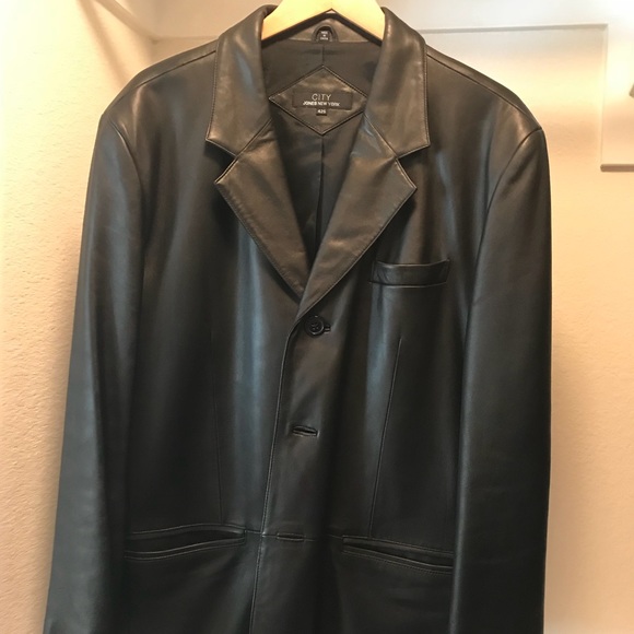 Men’s leather jacket - Picture 1 of 3